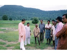 People in Surguja Village, Madhya Pradesh, India
