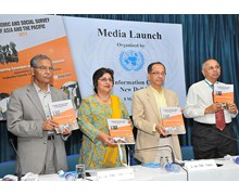 Launch of ESCAP's Economic and Social Survey for Asia Pacific, UN Event, New Delhi,2011