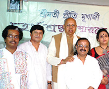 With Aditi Gupta Anjan Banerjee and Anjan Basu