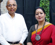 With Jayati Chakraborty, a leading exponent of Tagore Songs