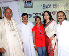 With Kamalni Mukherjee Anjan Banerjee and Anjan Basu