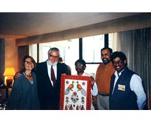 With Mr. Juan Somavia, Secretary General of the World Summit for Social Development 1995, in New York