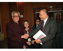 With Sri Ram Niwas Mirdha, Hon. Minister for Textiles, India