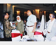 With Hon. Minister for Environment, Govt. of Indonesia, 2005