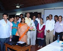 Vision, Mission, Values and Identity for Karnataka State Rural Livelihood Mission, in Kanakpura, Karnataka, May 2014