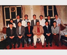 Officials of Huain county, China 1997