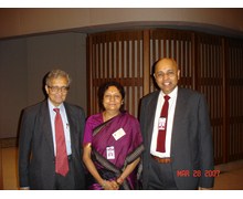 With Amartya Sen and Neela
