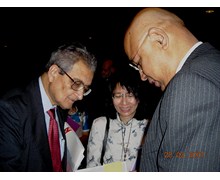 With Amartya Sen